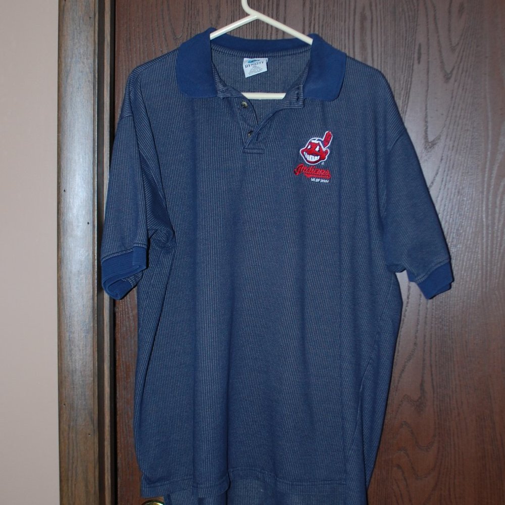 Cleveland Indians Blue Logo Shirt - XXL